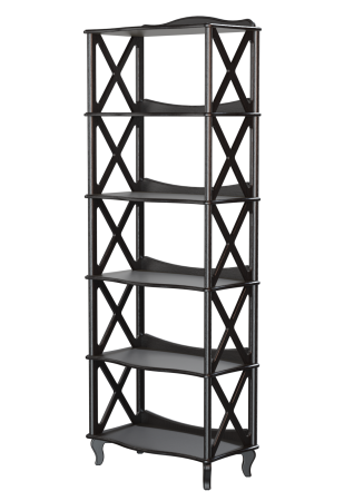 Этажерка-стеллаж Джульетта 5 уровней широкая 75х41,5х209 см